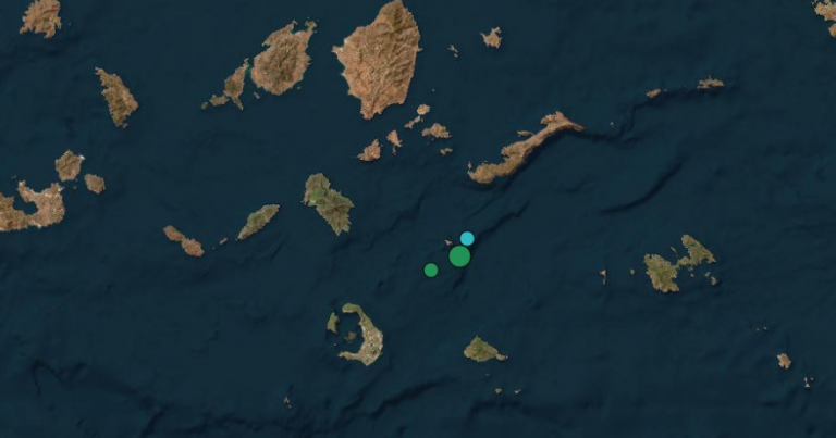 Σεισμός 4,2 Ρίχτερ ταρακούνησε τις Κυκλάδες
