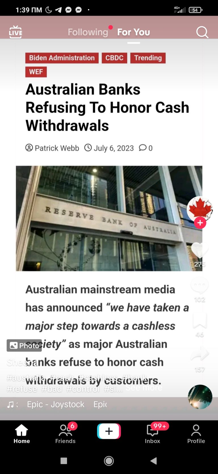 Νομίζετε ότι έρχεται και όχι ότι ήρθε εεε;;;!!!