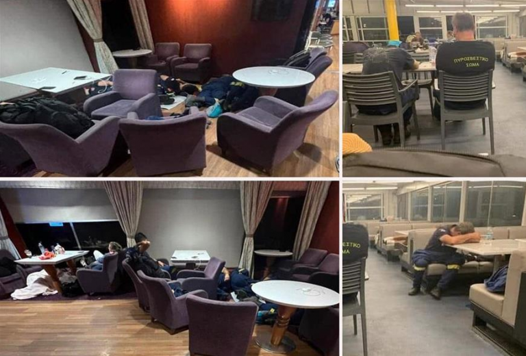 «Ντροπή και για το κράτος»: Γιατί δεν υπήρξε σχέδιο για την επιστροφή των πυροσβεστών που κοιμήθηκαν στο πάτωμα