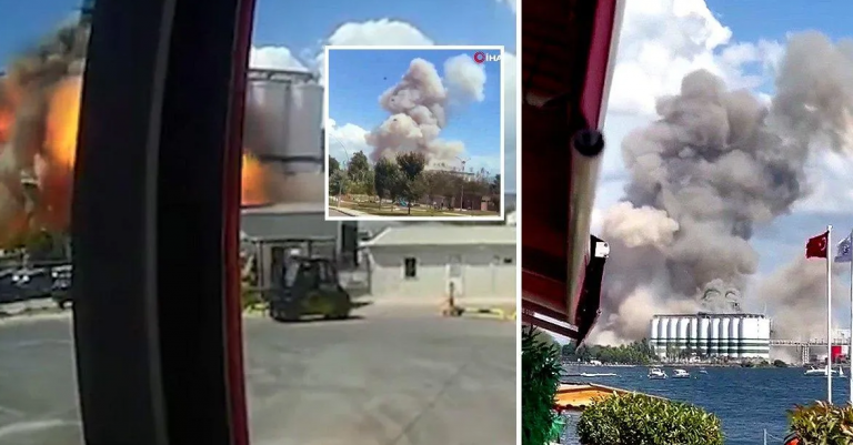 Τουρκία: Τραυματίες από έκρηξη σε αποθήκη σιτηρών στο λιμάνι του Ντερίντζε