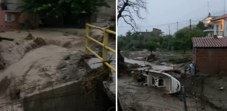 Κακοκαιρία Elias: Κάτοικοι στην Εύβοια ανέβηκαν στις ταράτσες για να σωθούν – Πλημμύρισαν σπίτια, χείμαρροι οι δρόμοι