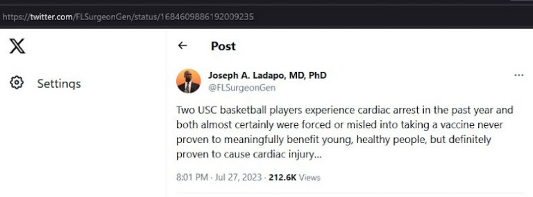 ΑΡΧΙΑΤΡΟΣ ΠΟΛΙΤΕΙΑΣ ΑΠΕΔΩΣΕ ΤΗΝ ΚΑΡΔΙΑΚΗ ΑΝΑΚΟΠΗ ΤΟΥ ΓΙΟΥ ΤΟΥ ΛΕΜΠΡΟΝ ΣΤΟ ΕΜΒΟΛΙΟ COVID-19 (ΚΑΙ ΤΑ ΜεΜΜΕ ΤΟ ΑΠΟΣΙΩΠΗΣΑΝ)