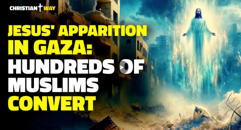 Ο ΙΗΣΟΥΣ ΕΜΦΑΝΙΣΤΗΚΕ ΣΤΗ ΓΚΑΖΑ ΕΚΑΤΟΝΤΑΔΕΣ ΜΟΥΣΟΥΛΜΑΝΟΙ Μιλουν για Το απίστευτο θαύμα