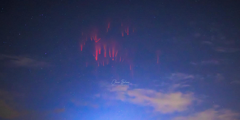 Στον ουρανό της Κύπρου το σπάνιο φαινόμενο Red Sprites – Εντυπωσιακές εικόνες