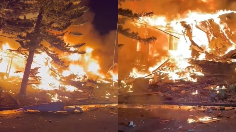 Συντριβή αεροσκάφους σε κοινότητα με τροχόσπιτα