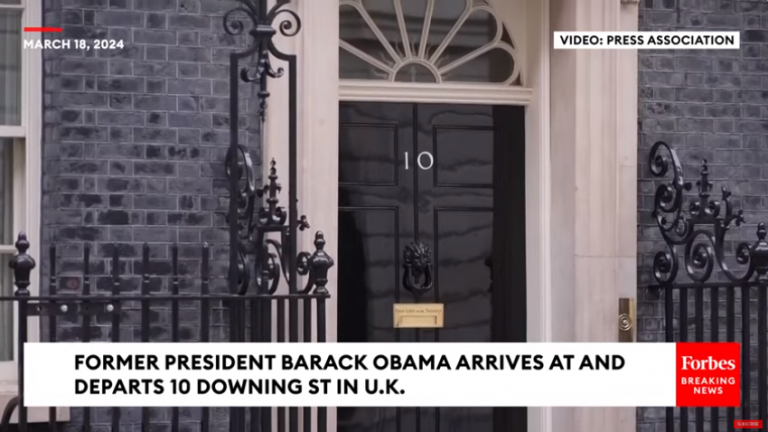 Ο Μπαράκ Ομπάμα φτάνει στην Downing Street για αιφνιδιαστική ιδιωτική συνάντηση