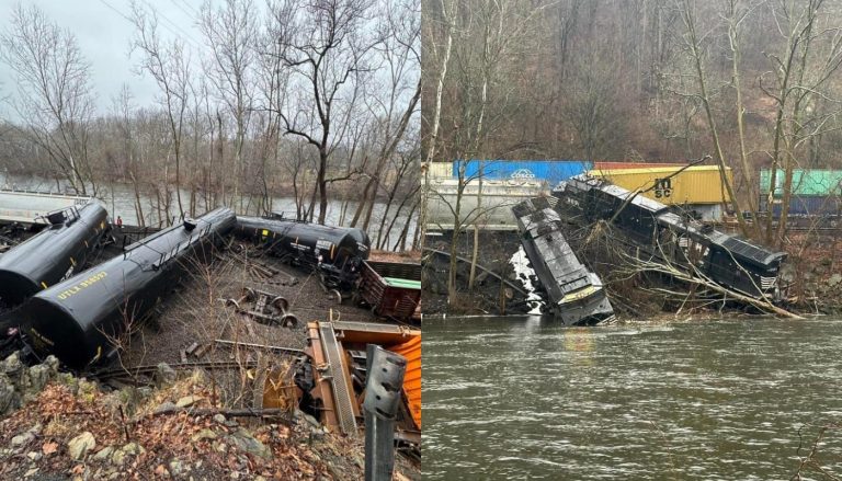 Εκτροχιασμός εμπορικού τρένου στην Πενσυλβάνια – Οργή για την αύξηση του προέδρου της εταιρείας λίγες ημέρες πριν