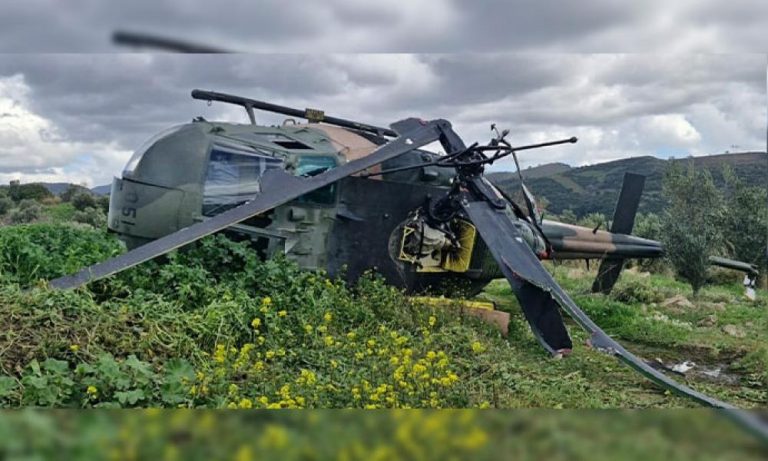 Κατέπεσε τουρκικό στρατιωτικό ελικόπτερο Huey κατά τη διάρκεια αναγκαστικής προσγείωσης- Ένας τραυματίας