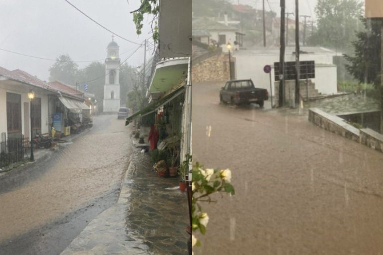 Καιρός: Πλημμύρες και διακοπές ρεύματος από την κακοκαιρία – Σε ποιες περιοχές χιόνισε