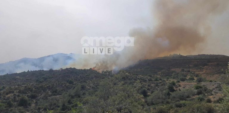 Ανεξέλεγκτη η φωτιά στη Λεμεσό – Σε επιφυλακή η Πολιτική Άμυνα για εκκένωση κατοικιών