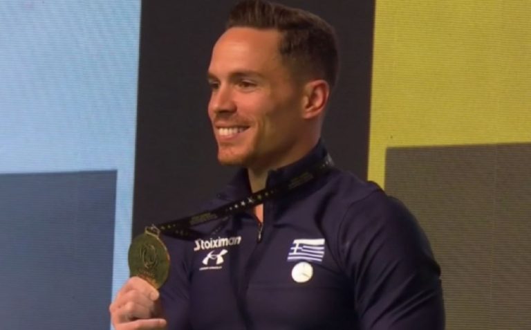 «Χρυσός» ο Λευτέρης Πετρούνιας για 7η φορά στους κρίκους