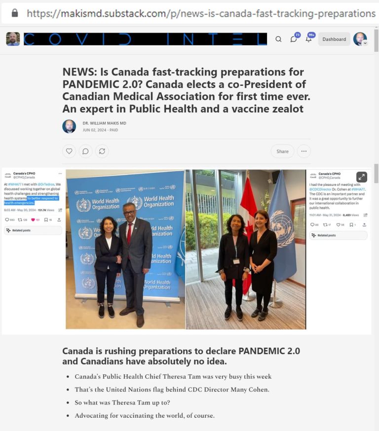 Επισπεύδει ο Καναδάς τις προετοιμασίες για το PANDEMIC 2.0;