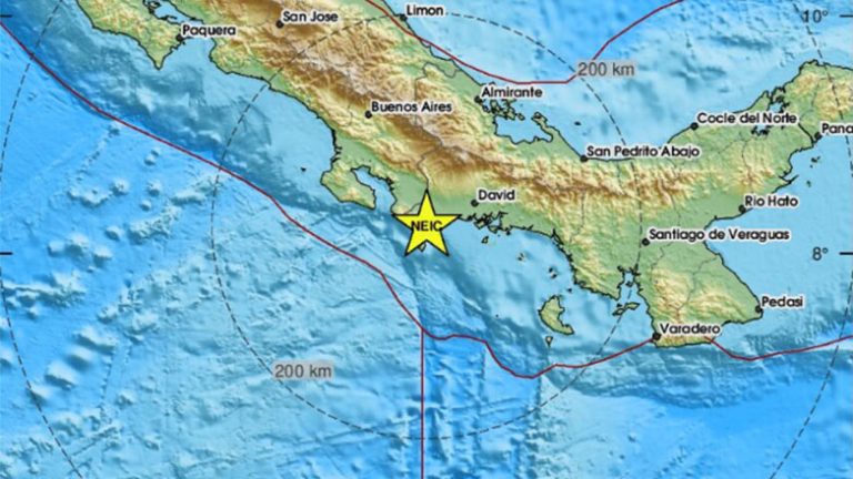 Σεισμός 5,7 Ρίχτερ στα σύνορα Παναμά- Κόστα Ρίκα
