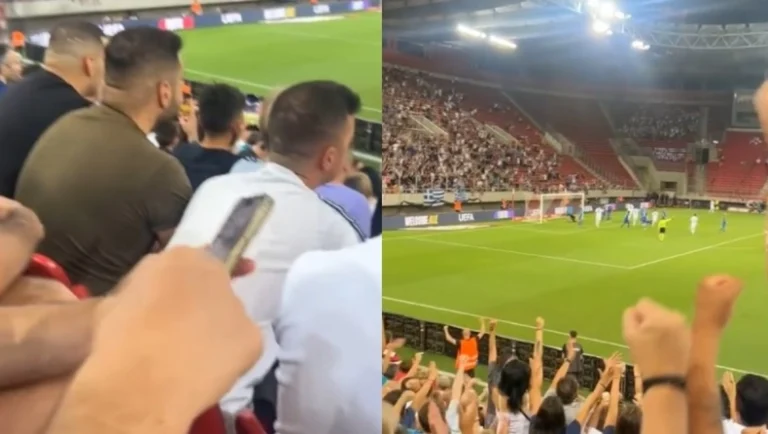 Απίστευτος φίλαθλος στο «Γ. Καραϊσκάκης» με την Εθνική: Είπε «μου ήρθε ειδοποίηση 3-0» και αμέσως σκόραρε ο Ιωαννίδης