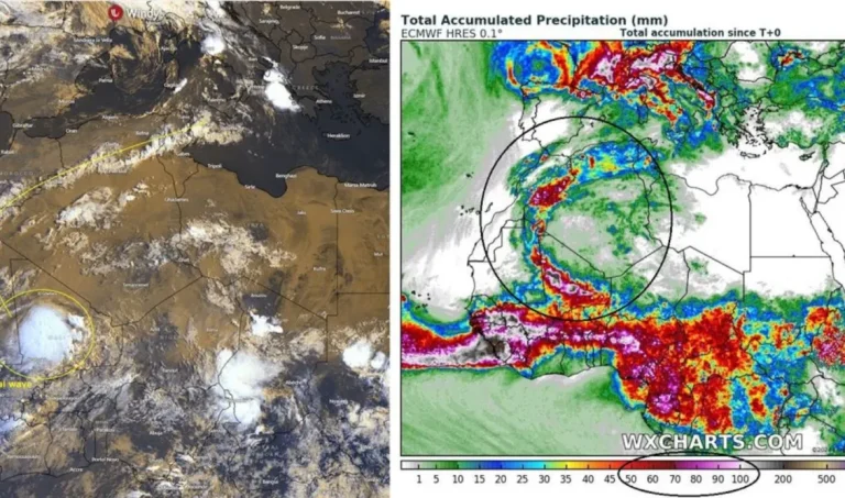 Ιστορικές βροχοπτώσεις στη Σαχάρα: “Είναι κάτι παραπάνω από τρελό”, το πρωτοφανές τροπικό σύστημα που “χτυπά” την έρημο της Βόρειας Αφρικής.