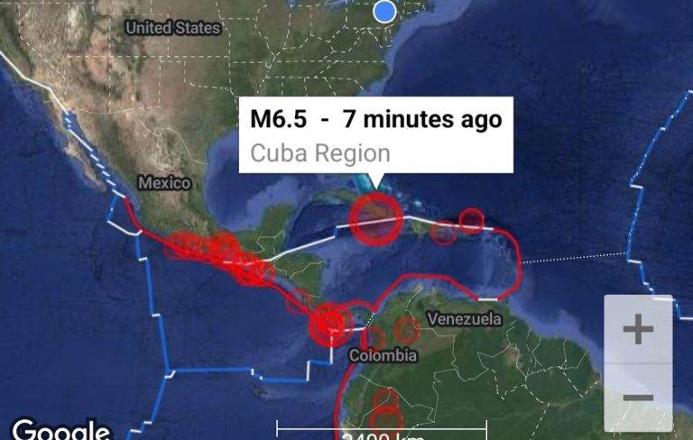 Κούβα: Διαδοχικές σεισμικές δονήσεις – Νέος ισχυρότατος σεισμός 6,8 βαθμών της κλίμακας Ρίχτερ