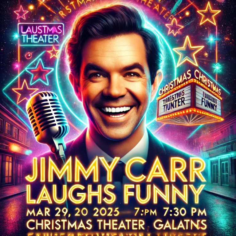 Jimmy Carr Live στην Αθήνα – “Laughs Funny” στο Christmas Theater!Αγορά Εισιτηρίων !