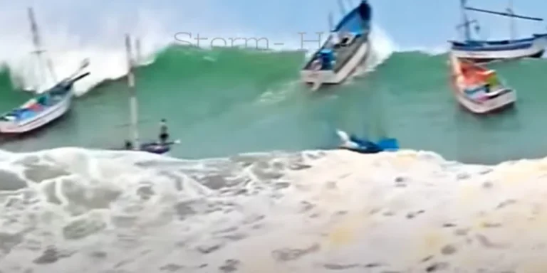 Περού: Τεράστια κύματα σαν τσουνάμι προκάλεσαν μεγάλες καταστροφές και «κατάπιαν» ψαρόβαρκες