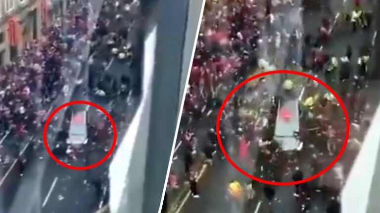 Όχημα έπεσε πάνω στο πλήθος την ώρα των εορτασμών για τον θρίαμβο της Λίβερπουλ