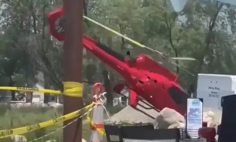 Ελικόπτερο συνετρίβη δίπλα σε παραλιακό εστιατόριο στο Μίσιγκαν – Επικράτησε αναστάτωση