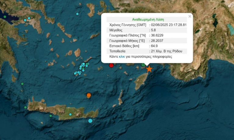Μία 14χρονη νεκρή και 69 τραυματίες στην Τουρκία εξαιτίας των 5,8 Ρίχτερ ανοιχτά της Ρόδου – Τι λένε οι σεισμολόγοι