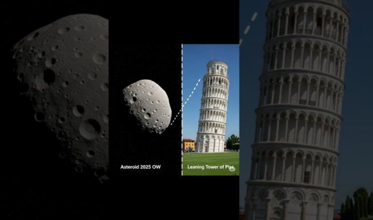 Τεράστιος αστεροειδής θα περάσει ξυστά από τη Γη τις επόμενες ημέρες – Έχει το μέγεθος του Πύργου της Πίζας