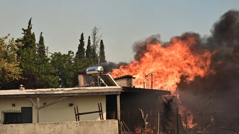 Καίγονται σπίτια στο Κρυονέρι – Ανεξέλεγκτες οι φωτιές σε Αττική, Εύβοια, Κύθηρα και Μεσσηνία