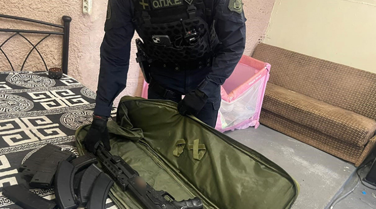 Επιχείρηση της ΕΛ.ΑΣ σε καταυλισμό στον Γέρακα