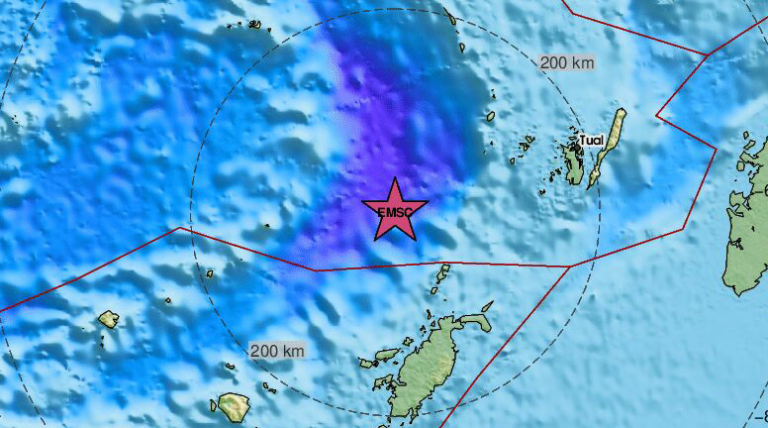 Σεισμός 6,7 βαθμών στα ανοιχτά των Μολούκων