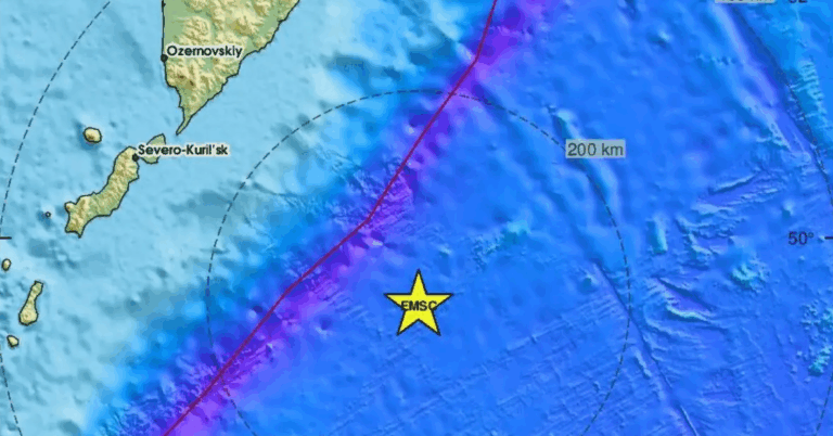 Ισχυρός σεισμός 6,7 Ρίχτερ στις Κουρίλες Νήσους