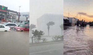 Εικόνες βιβλικής καταστροφής στην Τζέντα: Ισχυρή βροχόπτωση «έπνιξε» δρόμους και μαγαζιά