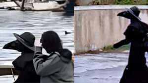 Αναστάτωση στο Πόρτο Ράφτη: Παράξενος τύπος κυκλοφορεί με μαύρη στολή και… ράμφος – Εμφανίζεται και εξαφανίζεται μυστηριωδώς