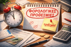 Ο απόλυτος οδηγός φορολογικών προθεσμιών: τι πρέπει να ελέγχει κάθε μήνα ο φορολογούμενος στην Ελλάδα