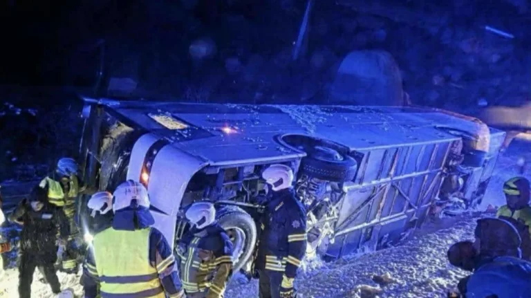 Τροχαίο για την Εθνική Χάντμπολ της Κύπρου στην Εσθονία: Ανετράπη το λεωφορείο που μετέφερε την ομάδα