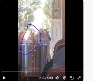 Εμφάνιση ολόφωτης σιλουέτας κατά τα Θεοφάνια στο Παρεκκλήσι της Ανάληψης στο όρος των Ελαιών! ΣΗΜΕΙΟ στους Άγιους Τόπους!