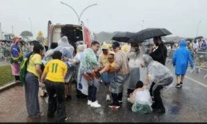 Βραζιλία: Κεραυνός έπεσε σε διαδήλωση υποστηρικτών του Μπολσονάρου
