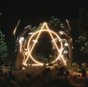 Τρίγωνο μέσα σε κύκλο σύμβολο