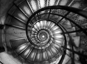 Διπλή σπείρα γεωμετρικό μοτίβο