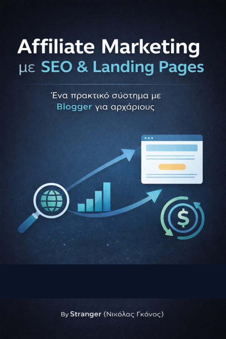Affiliate Marketing με SEO & Landing Pages  – Το σύστημα για να ξεκινήσεις χωρίς να χάνεσαι