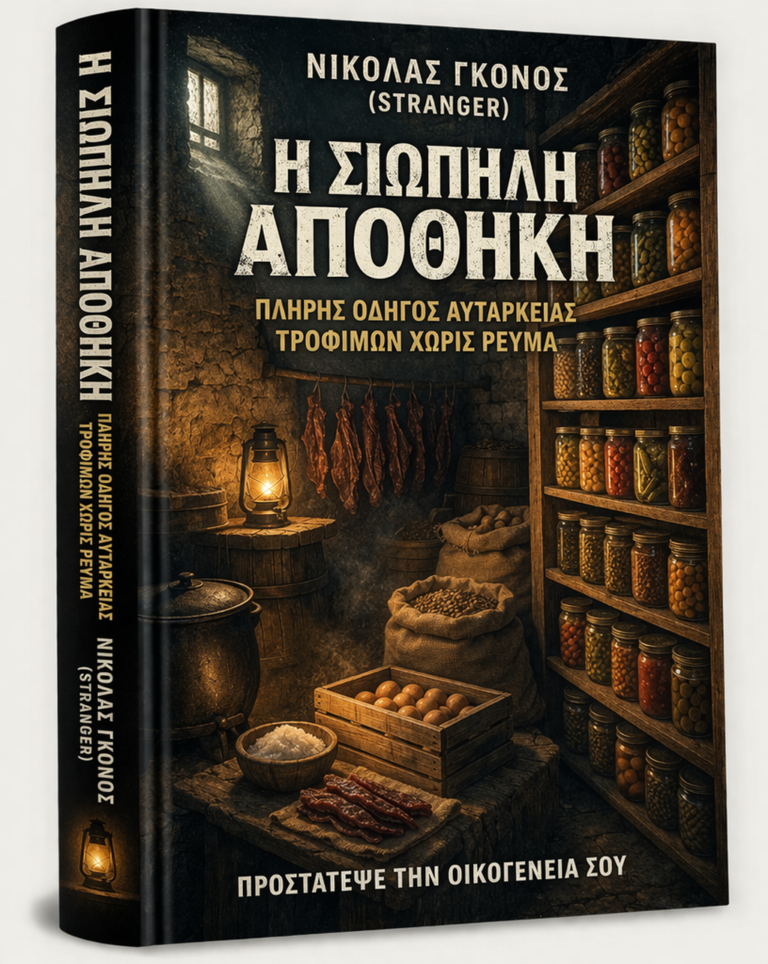 Η ΣΙΩΠΗΛΗ ΑΠΟΘΗΚΗ-Πλήρης Οδηγός Αυτάρκειας Τροφίμων Χωρίς Ρεύμα