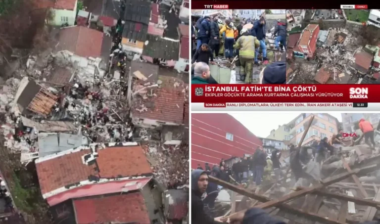 Δύο κτίρια κατέρρευσαν στην Κωνσταντινούπολη – Αναφορές για τραυματίες – Ελεύθερος Τύπος