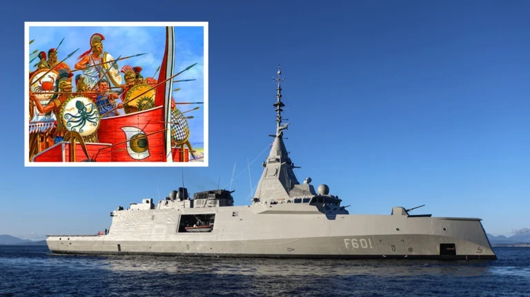 Η Belharra  «Κίμων» καταπλέει στην Κύπρο, εκεί όπου σκοτώθηκε πολεμώντας τους Πέρσες ο στρατηγός που της έδωσε το όνομά του – Η ιστορία του