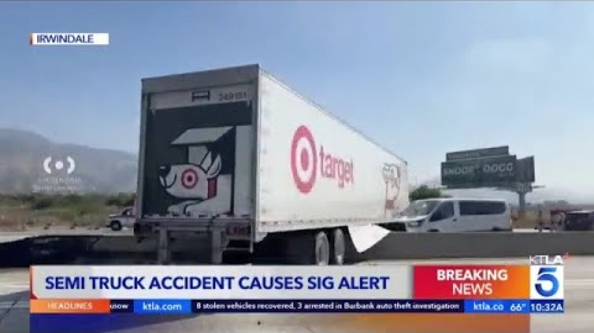 Multi-vehicle crash on 210 Freeway in Irwindale