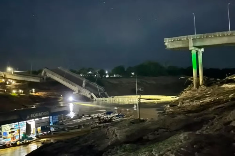 Κατέρρευσε γέφυρα 232 μέτρων στη Βραζιλία: Τουλάχιστον τέσσερις τραυματίες – Οι δύο σε κρίσιμη κατάσταση (βίντεο)