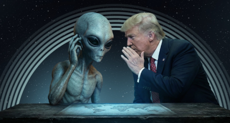Περίγελος – Ρώσοι επιστήμονες: Ο Trump επιστρατεύει τους… εξωγήινους καθώς καταρρέει η δημοτικότητά του
