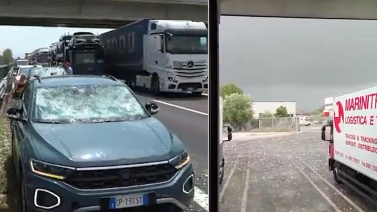 Ιταλία: Βιβλική καταστροφή με καταιγίδες και χαλάζι στο Βορρά