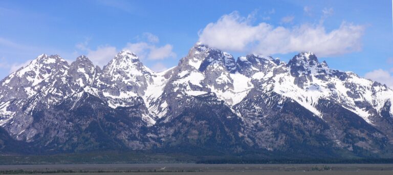 Τα Grand Tetons στο Jackson Hole, όπου πραγματοποιείται το ετήσιο οικονομικό συμπόσιο της Federal Reserve