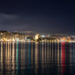Θεσσαλονίκη νύχτα - φωτογραφία αρχείου