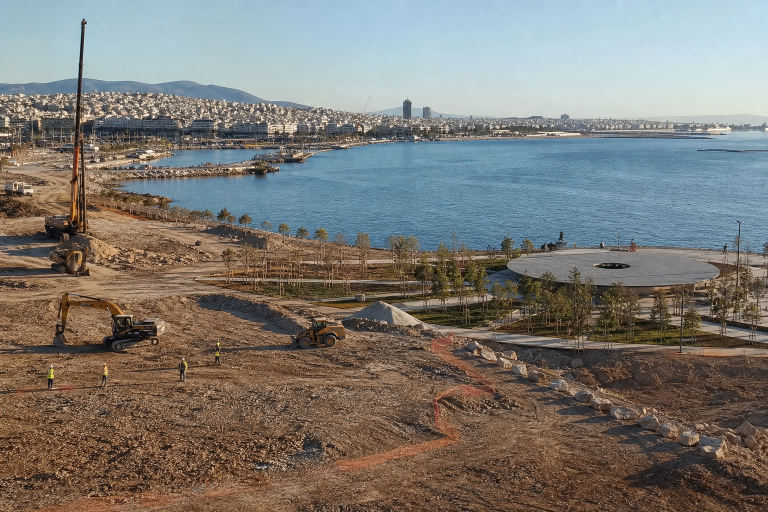 Αέναον: Υπογράφηκε η σύμβαση για το νέο μητροπολιτικό πάρκο στον Φαληρικό Όρμο