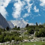 Ορεινή περιοχή στο Αφγανιστάν - εικόνα αρχείου